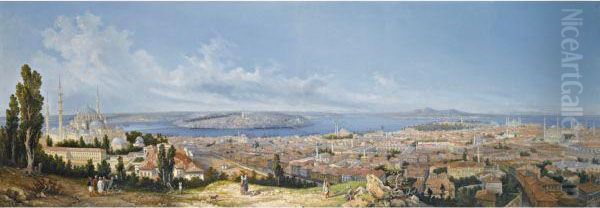 Panoramic View Of Constantinople, View From Beyazit - view 1