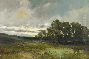 On The Edge Of The Beanley Moor, Northumberland by Harry Phelan Gibb