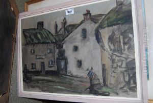 Figure By Houses by Harry Phelan Gibb