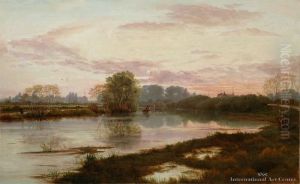 On The Avon At Burwood, Christchurch by John Gibb
