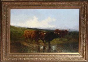 Crossing The Moor by Thomas Henry Gibb