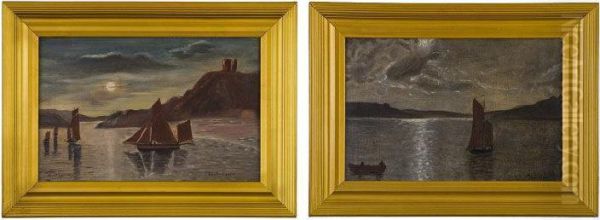 Boats Of Dunolly Castle - view 1