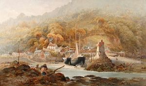 View Of Lynmouth by William Gibbons