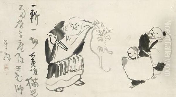 Nanquan Chopping The Kitten In Two - view 1