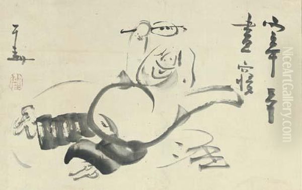 Hotei Yawning - view 1