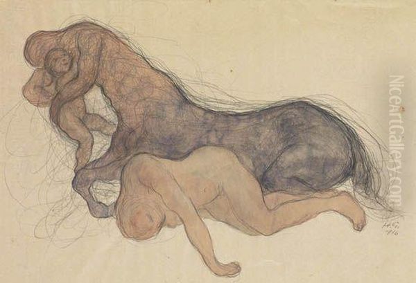 Rape By A Centaur - view 1