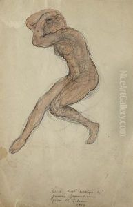 Nude Study by Kahlil Gibran