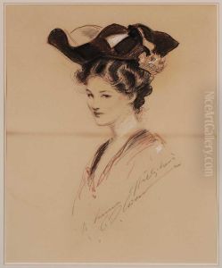 Portrait Of Lavinia Payson by Charles Dana Gibson