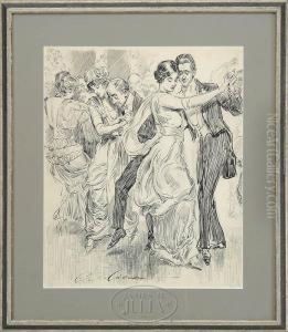 Following Her Lead by Charles Dana Gibson