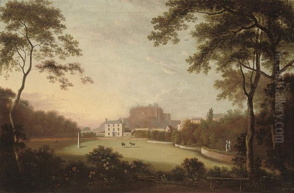 A View Of Lauriston House And Its Gardens, With Edinburgh Castlebeyond - view 1
