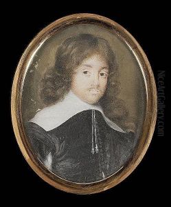 A Gentleman, Called James Graham, 5th Earl Of Montrose (1612-50), Wearing Black Doublet, The Sleeve Slashed To Reveal White And Wide White Lawn Collar With Tassels A Gentleman, Called James Graham, 5th Earl Of Montrose (1612-50), Wearing Black Doublet, The Sleeve Slashed To Reveal White And Wide White Lawn Collar With Tassels
