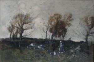 Girl With Goats