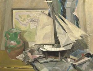 Scheepsmodel by Jaap Gidding