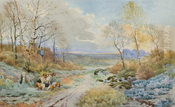 Les Chiens Apres La Chasse - view 1