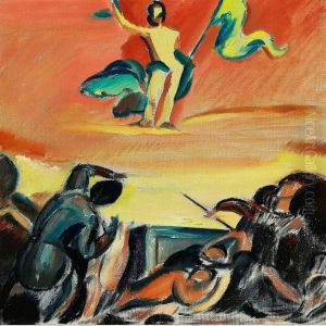 "studie Efter Tizian" (study After Tizian) by Harald Giersing