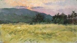 Sommerlandschaft Bei Dammerung by Max Eduard Giese