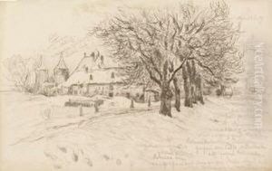 Schlos Blutenburg Bei Munchen by Max Eduard Giese