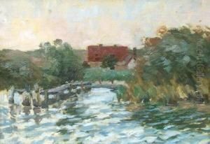 Landschaft Bei Wollin by Max Eduard Giese