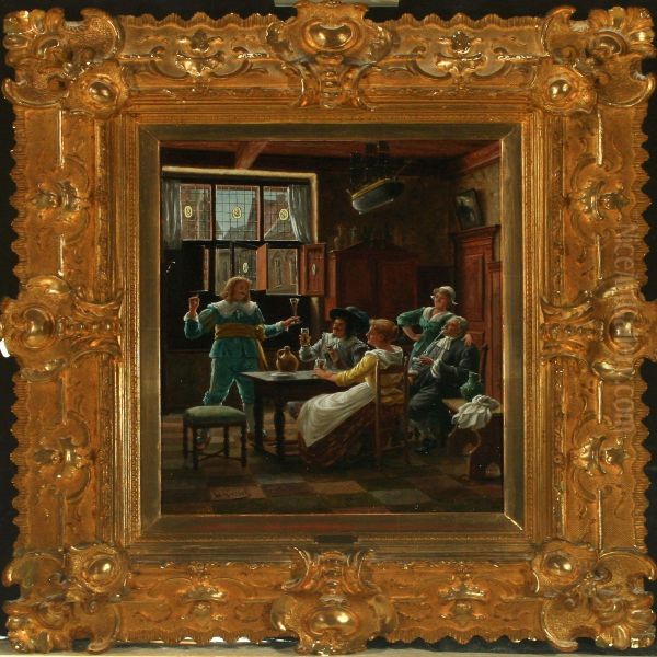 Interior With Cheerful People - view 1