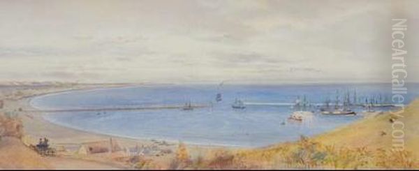 Early View Of Oamaru Harbour - view 1