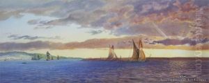 Ships And Sailboats by Edward Augustus Gifford