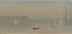 Haverstraw Bay (shad Fishing On The Hudson) by Sanford Robinson Gifford