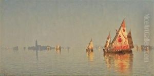 The Lagoons Of Venice by Sanford Robinson Gifford
