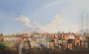 Veduta Degli Scavi Di Pompei