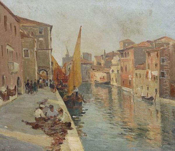 Canale Con Barche A Chioggia - view 1