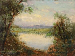 Paesaggio Lacustre by Eugenio Gignous