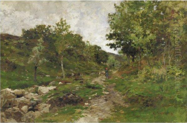 Paesaggio Con Contadina - view 1