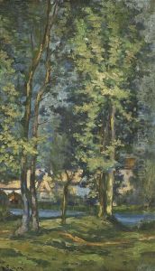 In The Woods by Albert Dakin Gihon