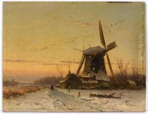 Landscape With Wind Mills