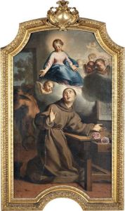 Aparicao De Nossa Senhora A Santo Franciscano by Andreas Gil