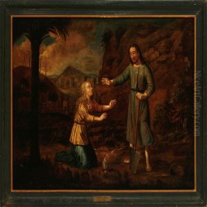 Jesus And Mary Magdalene Outside Jerusalem