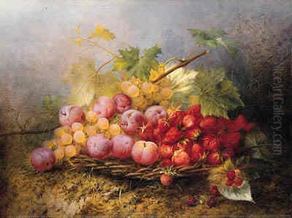 Still Life With Grapes, Plums And Strawberries - view 1