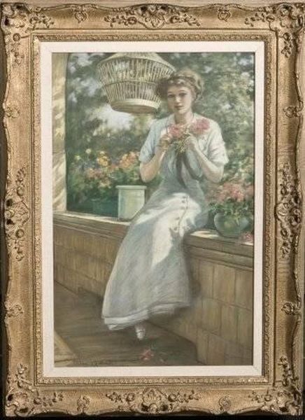 C. Allen Gilbert, American Sitting On - view 1