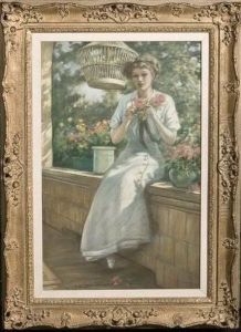 C. Allen Gilbert, American Sitting On by Charles Allan Gilbert