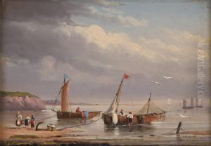 Jour De Peche by Pierre Julien Gilbert