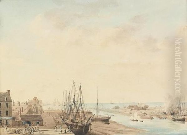 Zwei Ansichten Von Le Havre. - view 1