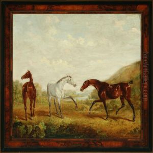 Landscape With Young Horses Landscape With Young Horses