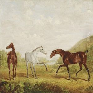 Landscape With Younghorses Landscape With Younghorses