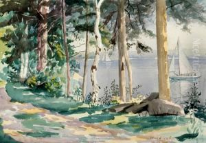 Sailing On Quahog Bay by William Wallace Gilchrist