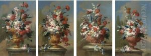 Nature Morte Con Vaso Di Fiori by Anna Caterina Gili