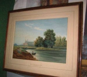 Eton College From The River by Ann Gill