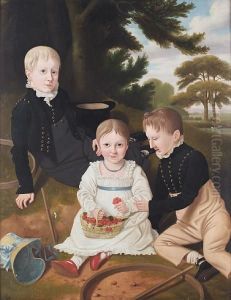 The Basket Of Cherries by E.W. Gill