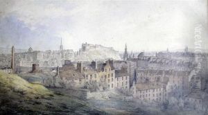 Edinburgh From Carlton Hill by F.H. Gill