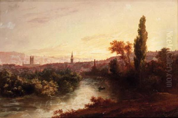 Bath From The River Avon - view 1