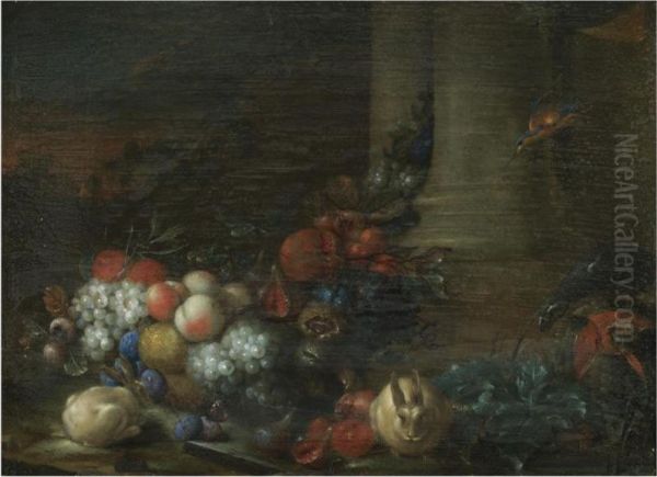 A Still Life With Peaches - view 1