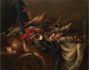 Gillig, Utrecht - , Zug. 
Fischstilleben by Jakob Gillig